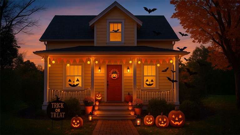 Not So Spooky Halloween House 